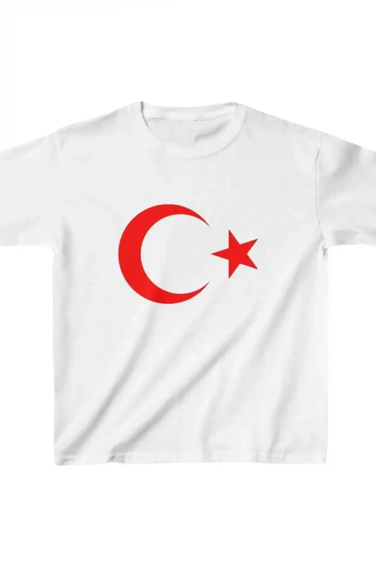 Çocuk Unisex Baskılı T-Shirt - Beyaz