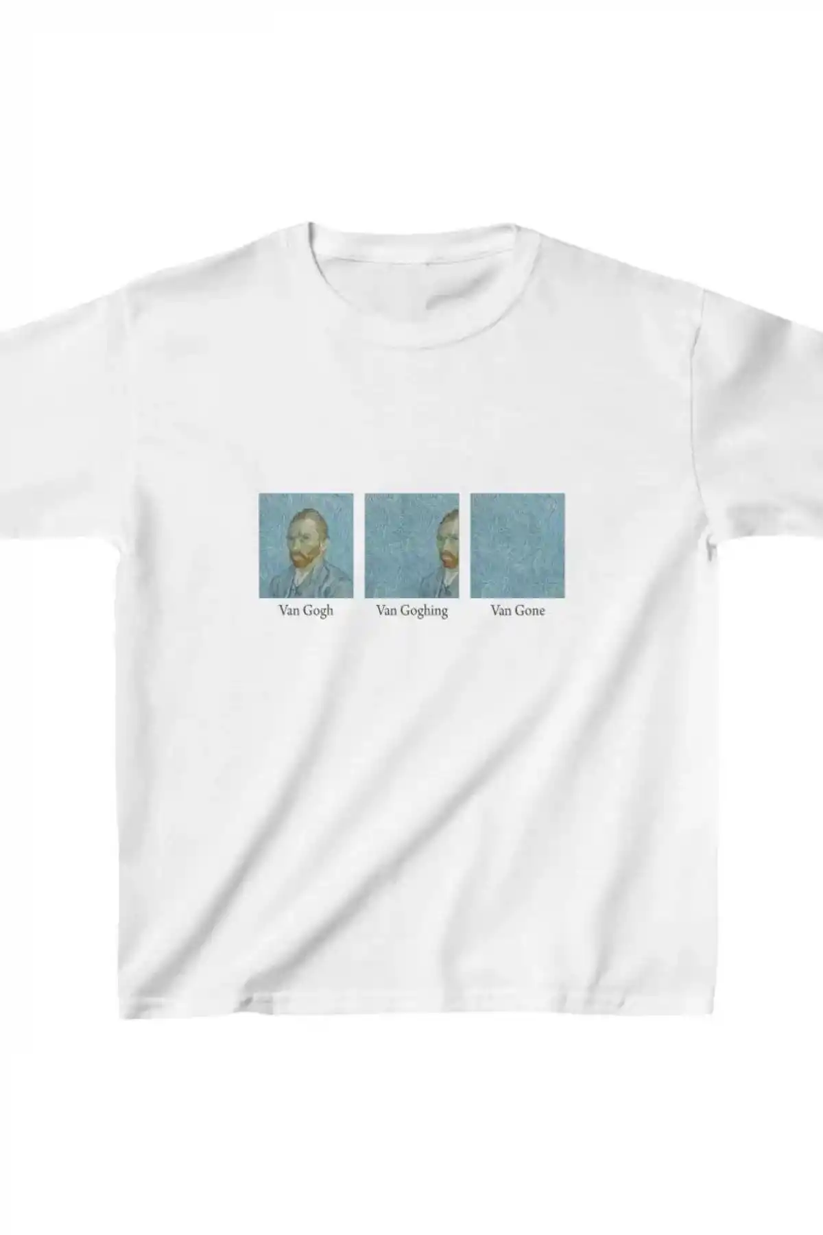 Çocuk Unisex Baskılı T-Shirt - Beyaz