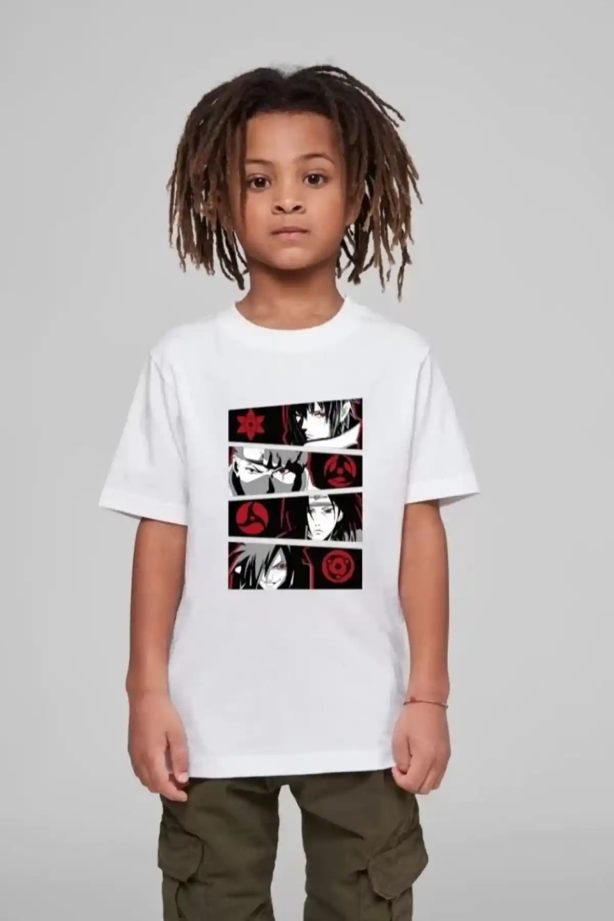 Çocuk Unisex Baskılı T-Shirt - Beyaz