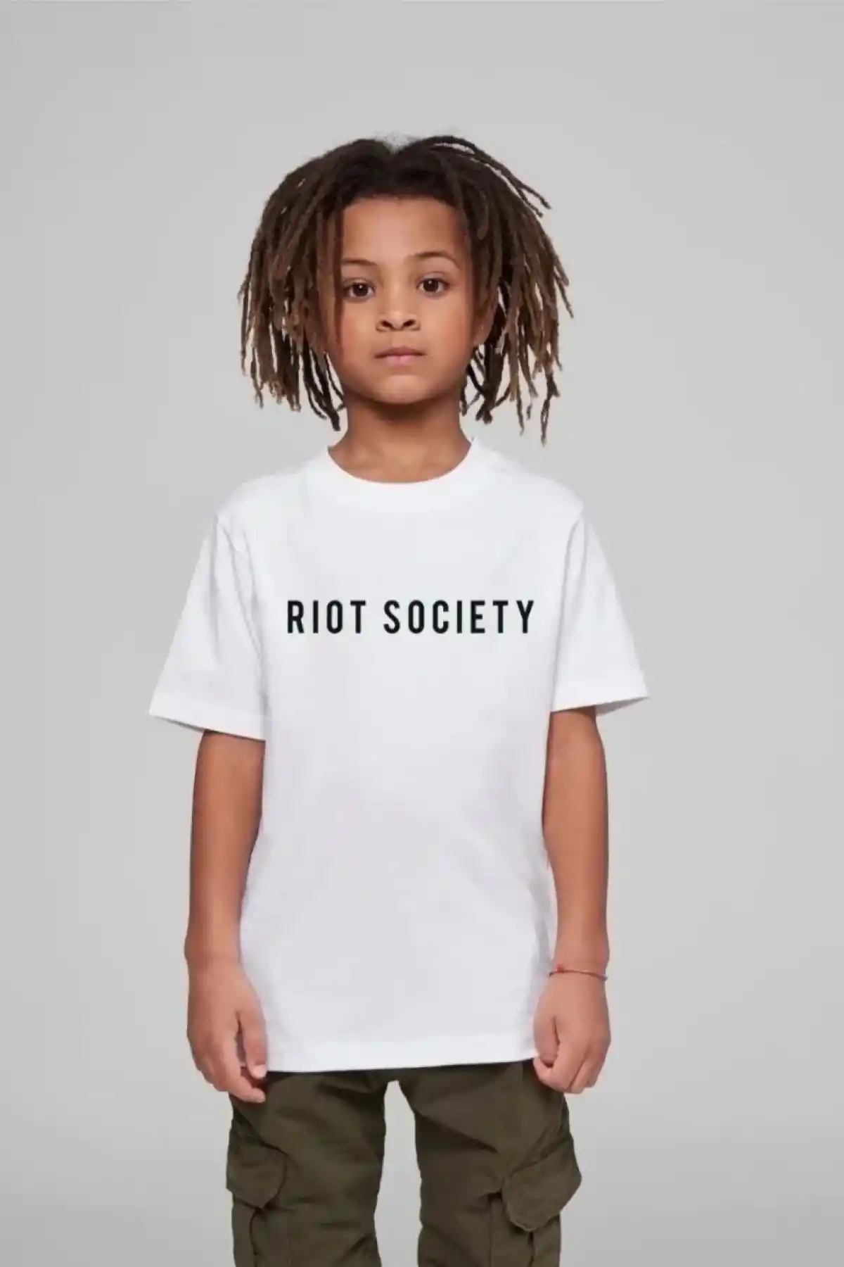 Çocuk Unisex Baskılı T-Shirt - Beyaz