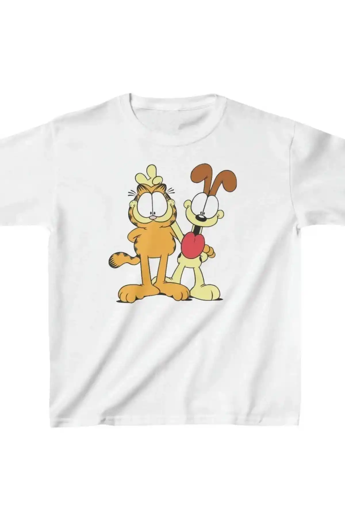 Çocuk Unisex Baskılı T-Shirt - Beyaz