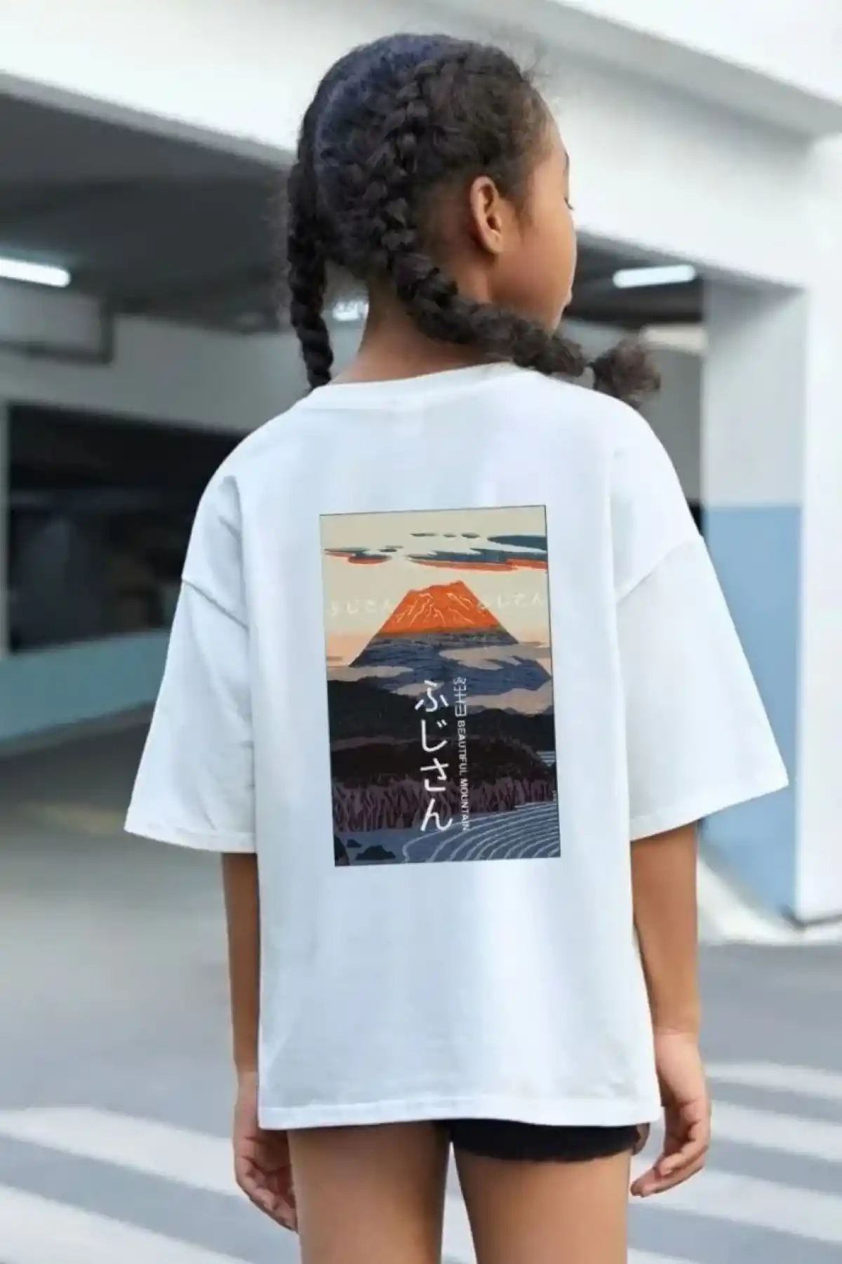 Çocuk Unisex Baskılı T-Shirt - Beyaz