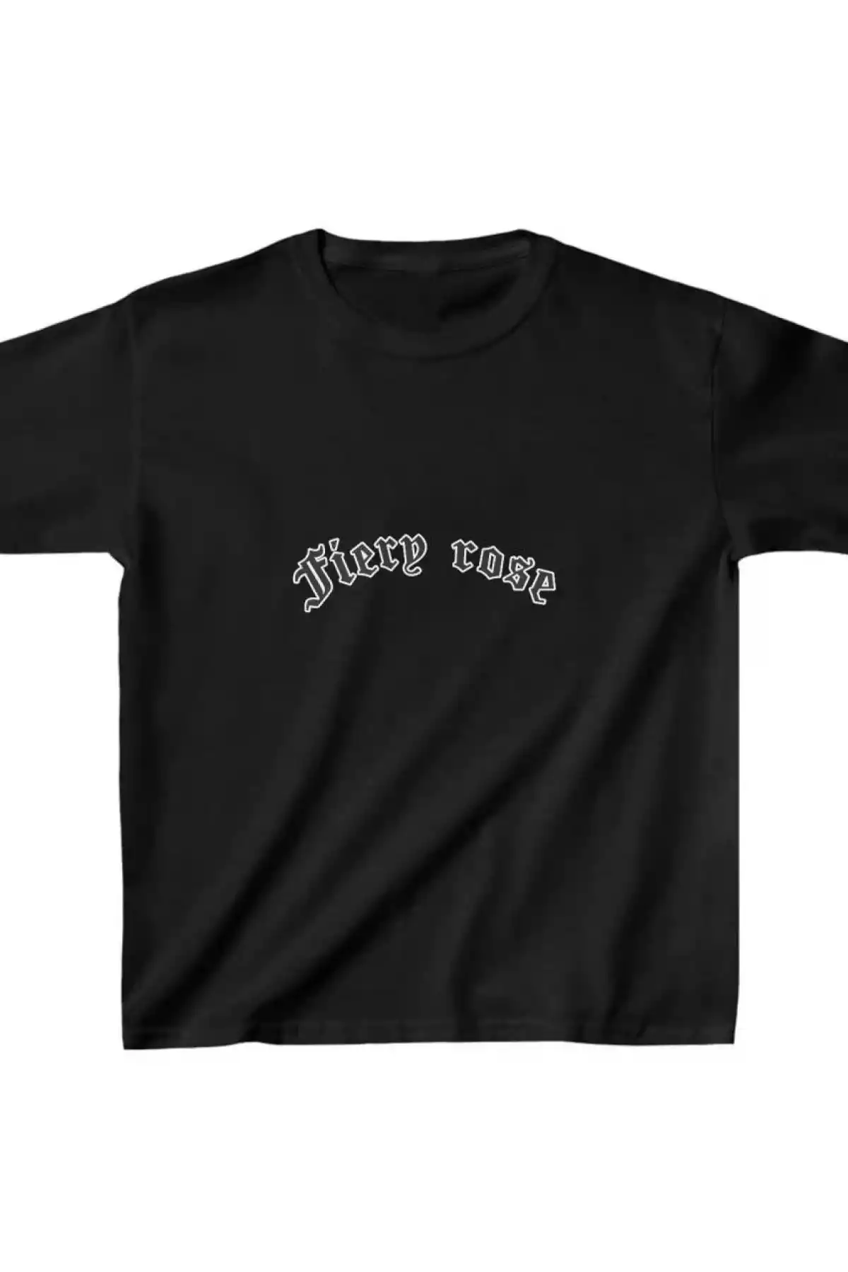 Çocuk Unisex Baskılı T-Shirt - Siyah