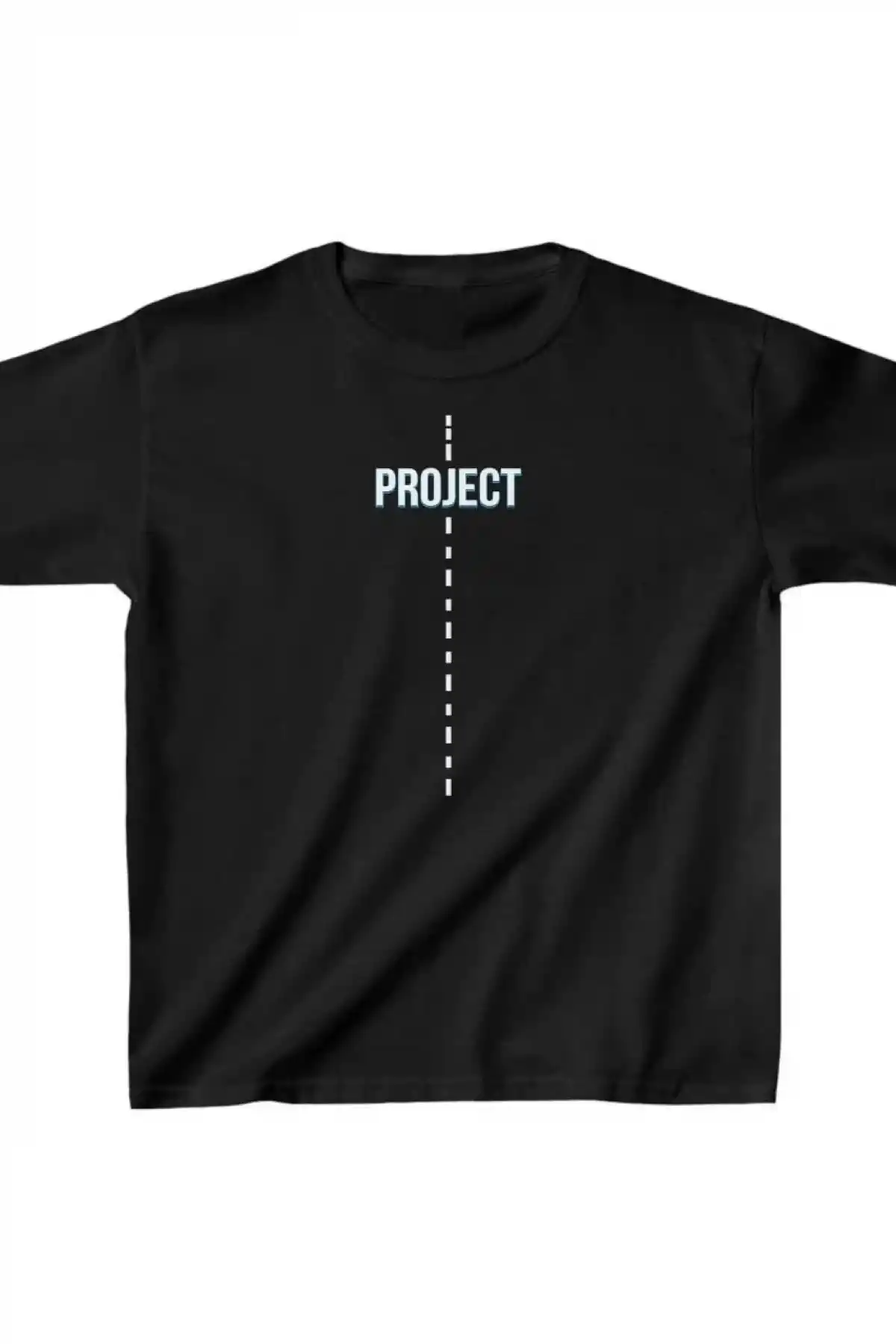 Çocuk Unisex Baskılı T-Shirt - Siyah