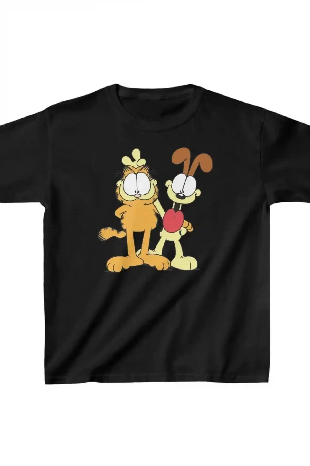 Çocuk Unisex Baskılı T-Shirt - Siyah