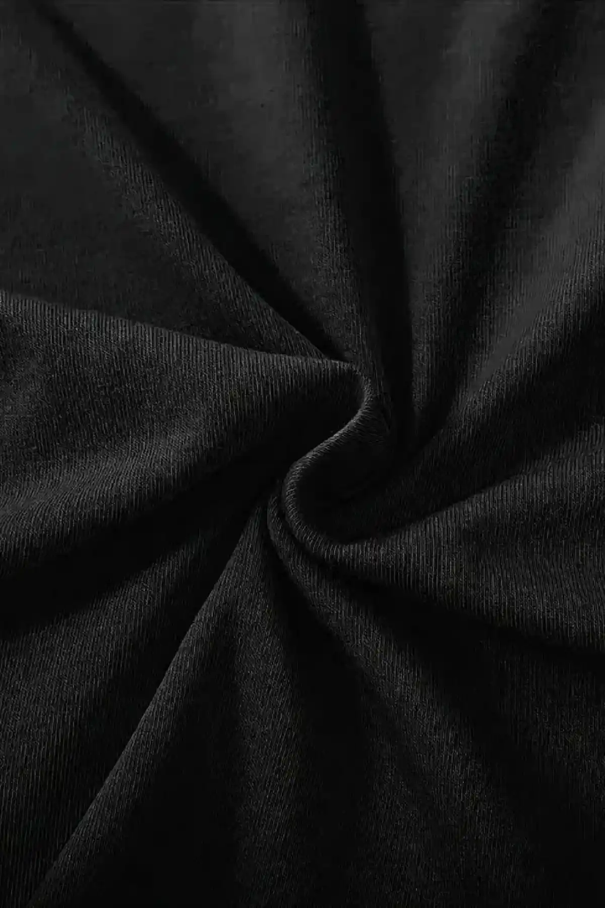 Kadın fiyonk baskılı siyah oversize Kısa Kol t-shirt- Siyah