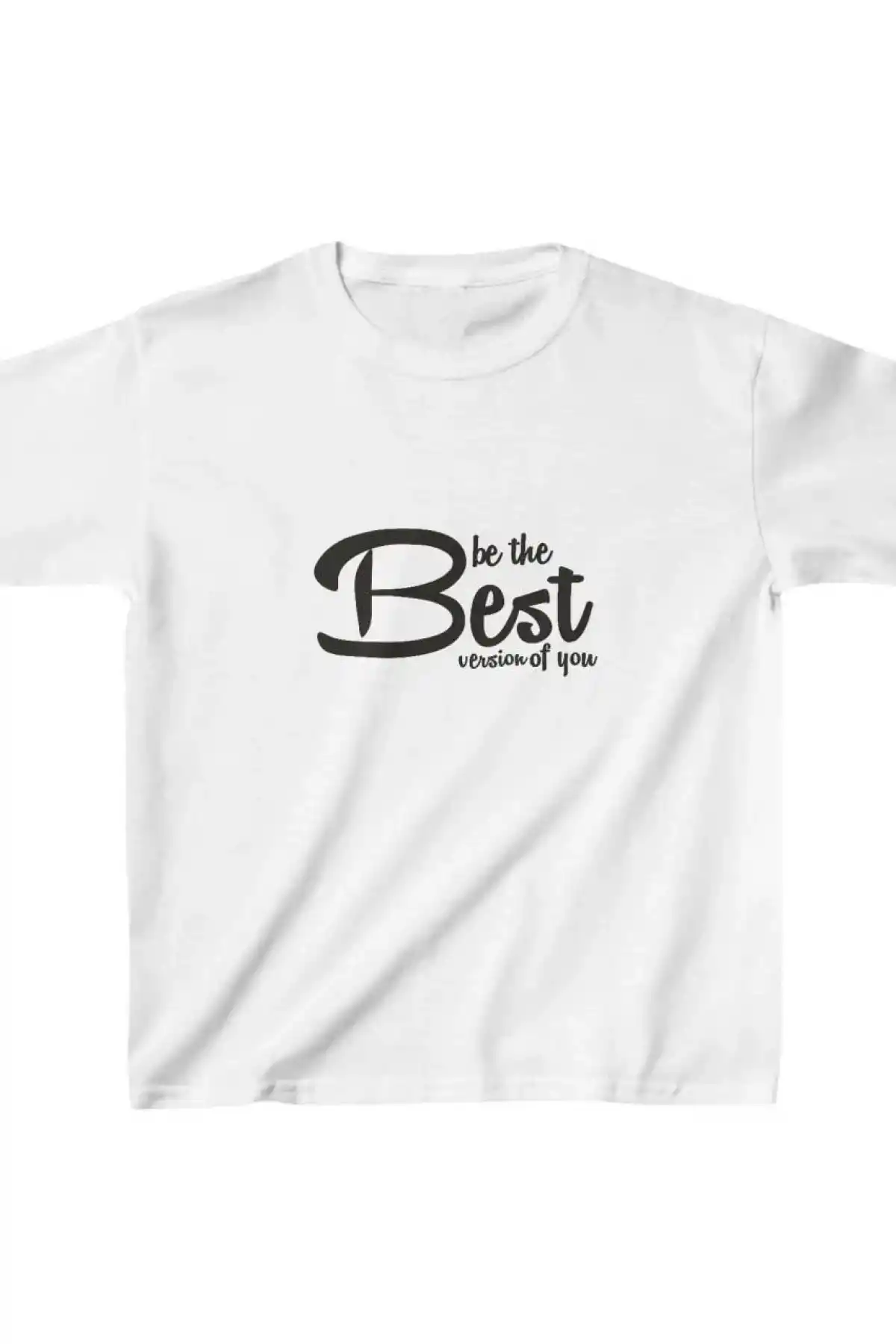 Unisex Çocuk Baskılı T-Shirt - Beyaz