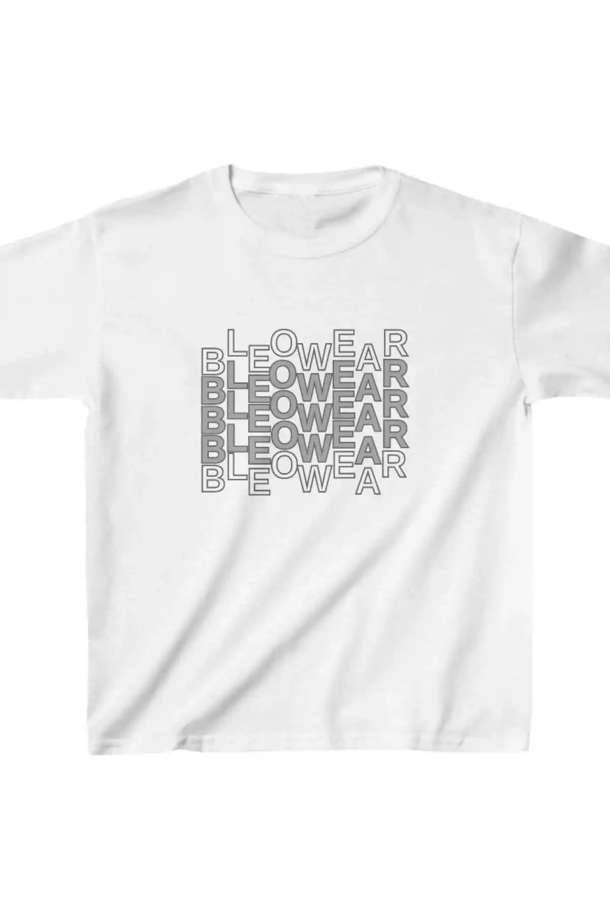 Unisex Çocuk Baskılı T-Shirt - Beyaz