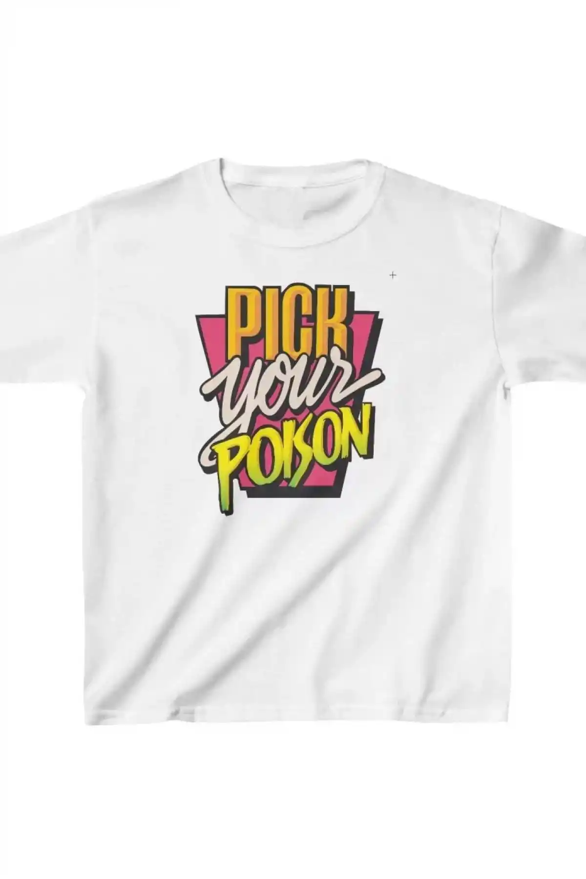 Unisex Çocuk Baskılı T-Shirt - Beyaz