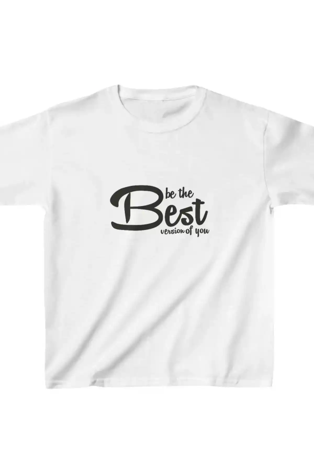 Unisex Çocuk Baskılı T-Shirt - Beyaz