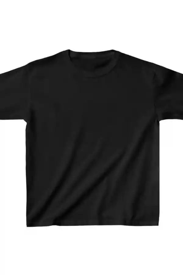 Çocuk Unisex Basic T-Shirt - Siyah
