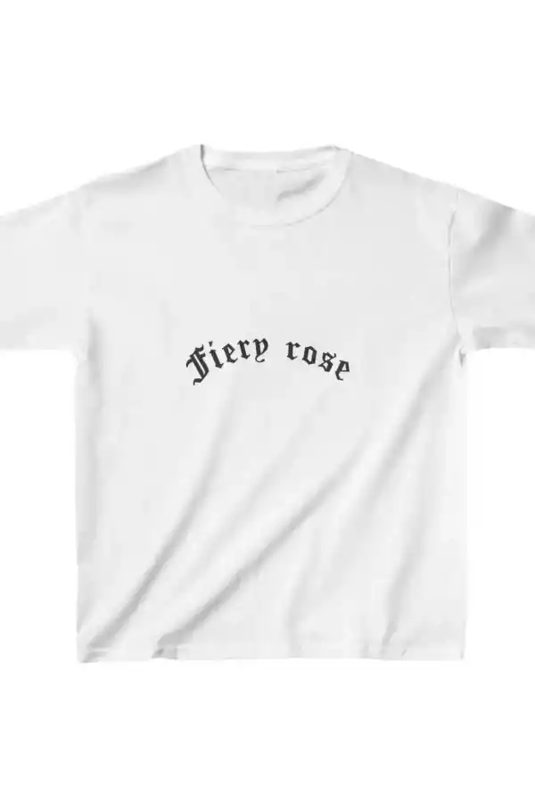 Çocuk Unisex Baskılı T-Shirt - Beyaz