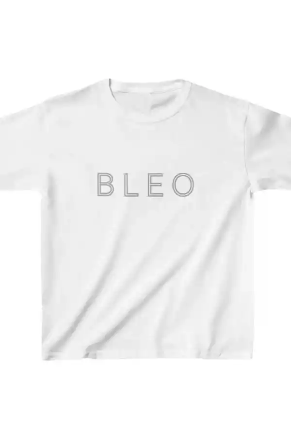 Unisex Çocuk Baskılı T-Shirt - Beyaz