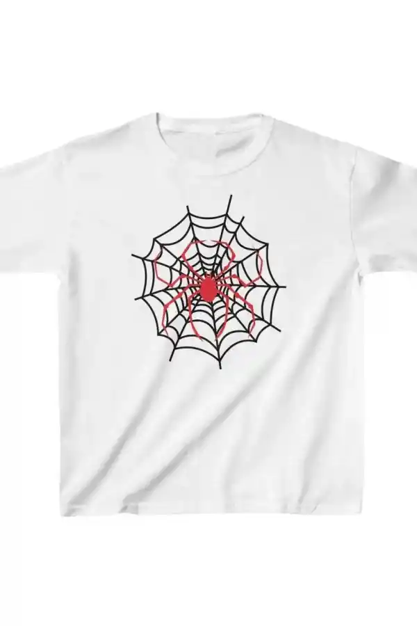 Unisex Çocuk Baskılı T-Shirt - Beyaz