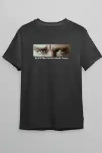 10 Kasım Atatürkü Anma Günü Baskılı Oversize Bisiklet Yaka T-shirt - Siyah