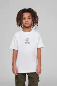 Çocuk Unisex Baskılı T-Shirt - Beyaz
