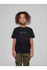 Çocuk Unisex Baskılı T-Shirt - Siyah