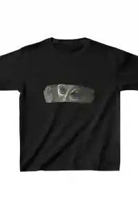 Çocuk Unisex Baskılı T-Shirt - Siyah
