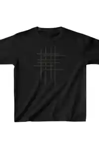 Çocuk Unisex Baskılı T-Shirt - Siyah