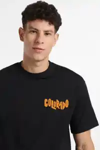 Erkek Tişört Baskılı Oversize Kısa kol T-shirt - Siyah