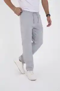 Erkek Üç İplik Basic Eşofman Pantolon - Gri