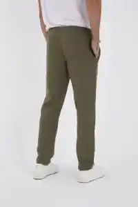 Erkek Üç İplik Basic Eşofman Pantolon - Haki
