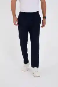 Erkek Üç İplik Basic Eşofman Pantolon - Lacivert