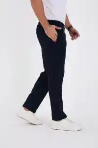 Erkek Üç İplik Basic Eşofman Pantolon - Lacivert