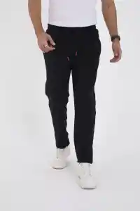 Erkek Üç İplik Basic Eşofman Pantolon - Siyah