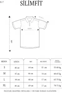 Erkek Polo Yaka tişört Slim Fit Dokuma Çizgili  Kısa kol T-Shirt - Haki