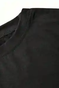 Kadın Tişört fiyonk baskılı Bisiklet yaka yazlık Kısa Kol oversize t-shirt - Siyah