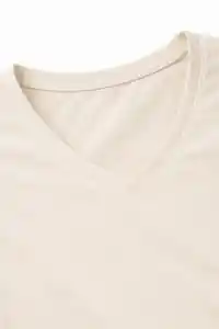 Genç Erkek Çocuk V Yaka Tişört Model - Taş