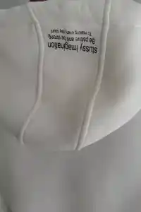 Kadın Oversize Kapüşonlu Cepli Baskılı 3 İplik Pamuklu Hoodie Sweatshirt - Beyaz