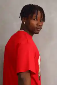 Erkek Baskılı T-Shirt Kısa Kol Bisiklet Yaka Rahat Kalıp Tişört - Kırmızı