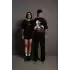 Erkek Sırt Baskılı Oversize T-shirt - Siyah