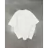 Unisex Basic Bisiklet Yaka Oversize T-Shirt - Beyaz