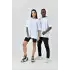 Unisex Basic Bisiklet Yaka Oversize T-Shirt - Beyaz