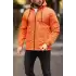 Unisex Kapüşonlu İçi Astarlı Yağmurluk - Turuncu