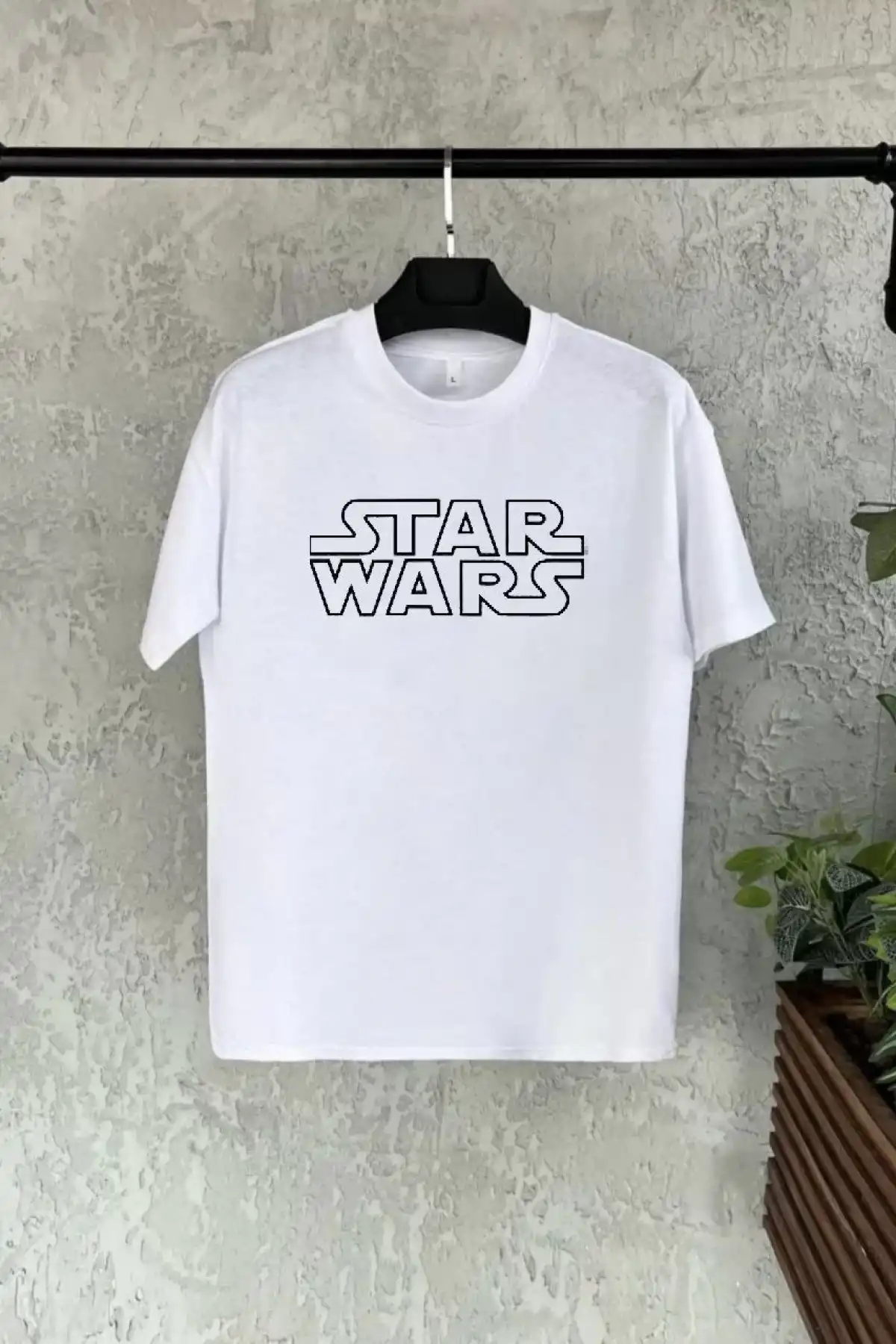Star Wars Baskılı Çocuk T-Shirt - Siyah