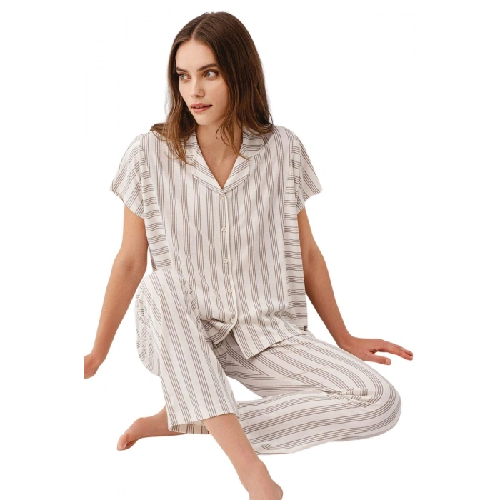 GÖMLEK PİJAMA TAKIM KADIN PC9178-S
