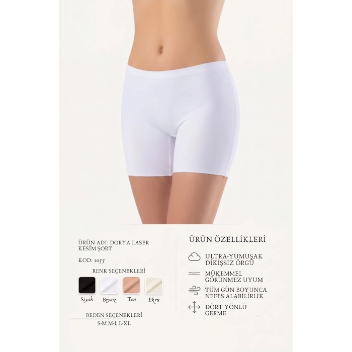LAZER KESİM BOXER KADIN 1055