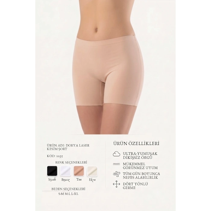 LAZER KESİM BOXER KADIN 1055