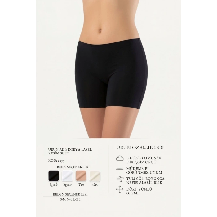 LAZER KESİM BOXER KADIN 1055