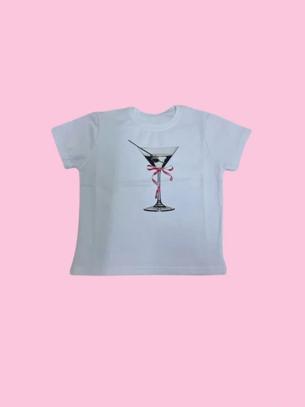 Pembe Kurdele Kokteyl Crop