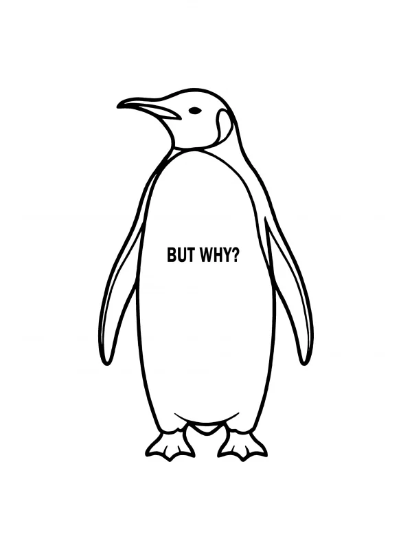 Erkek Nihilist Penguen Özel Tasarım Oversize Kapüşonlu Sweatshirt - Beyaz