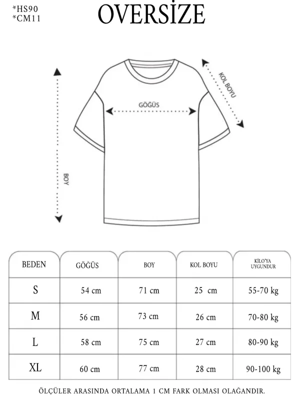 Lushiowear Erkek Tişört Karoyaka Dikişli Oversize T-Shirt - Beyaz