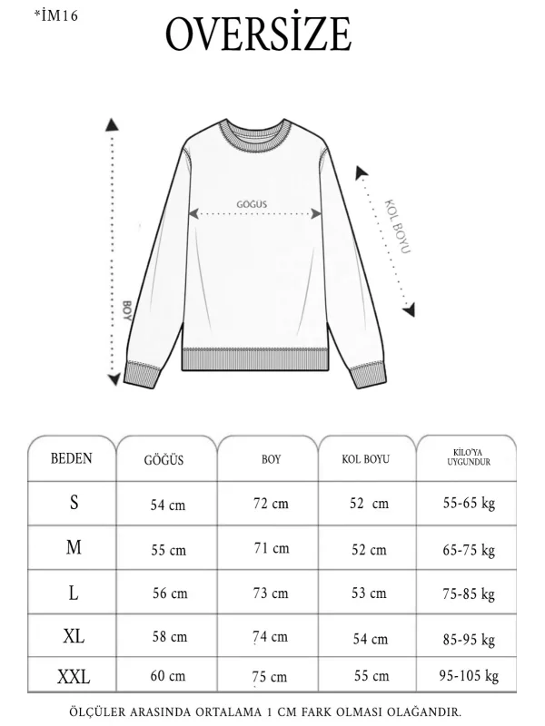 Üç İplik Kapşonlu Baskılı SweatShirt - Siyah