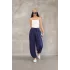 Osy Modal Yumuşak Dokulu Kumaş Şalvar Pantalon - Lacivert