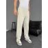 Su Yolu Çizgili Cepli Pantalon Yazlık - Bej