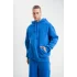 ERKEK Double Oversize Kapşonlu Yıkamalı SweatShirt - Mavi